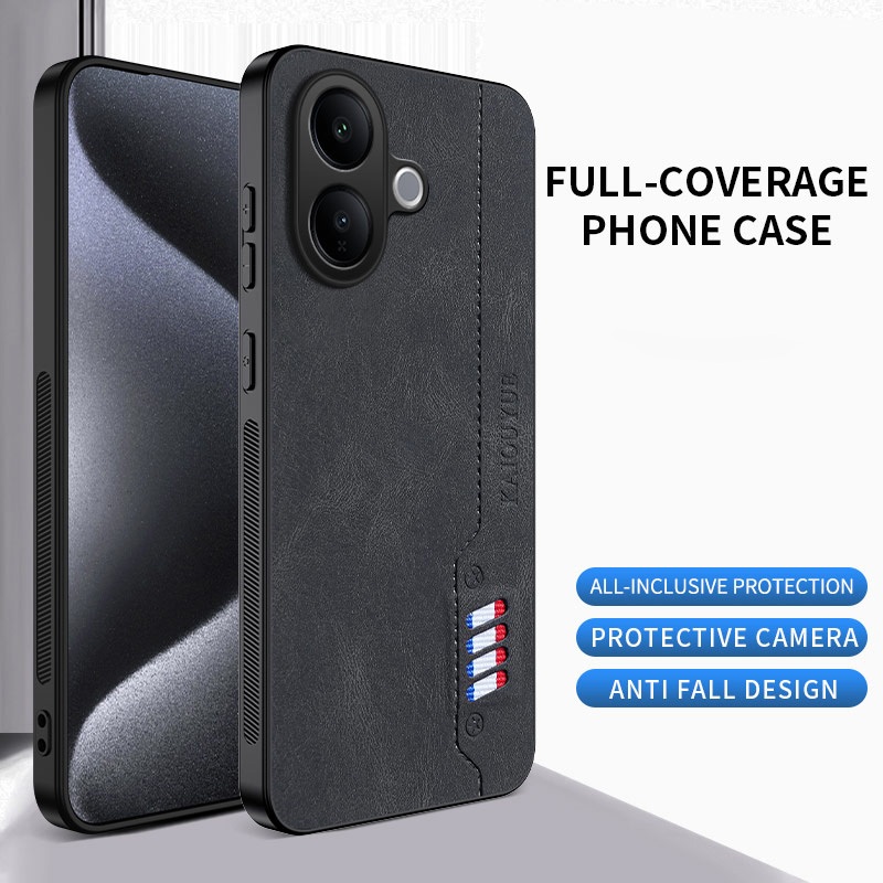 Ốp điện thoại bảo vệ da PU mới cho Vivo V60 Lite 5G