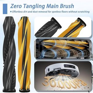 Dành Cho Dreame Aqua 10 Con Lăn Robot Hút Chân Không Phụ Kiện: Bàn Chải Chính, Bàn Chải Bên, Bộ Lọc HEPA, Vải Con Lăn, Túi Bụi 5.0 2 Xếp Hạng