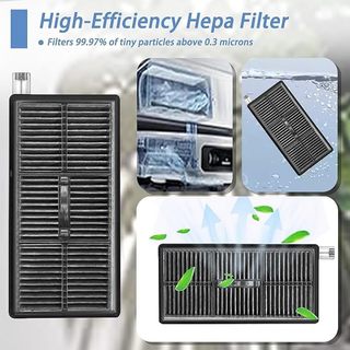 Dành Cho Dreame Aqua 10 Con Lăn Robot Hút Chân Không Phụ Kiện: Bàn Chải Chính, Bàn Chải Bên, Bộ Lọc HEPA, Vải Con Lăn, Túi Bụi 5.0 2 Xếp Hạng
