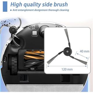 Dành Cho Dreame Aqua 10 Con Lăn Robot Hút Chân Không Phụ Kiện: Bàn Chải Chính, Bàn Chải Bên, Bộ Lọc HEPA, Vải Con Lăn, Túi Bụi 5.0 2 Xếp Hạng