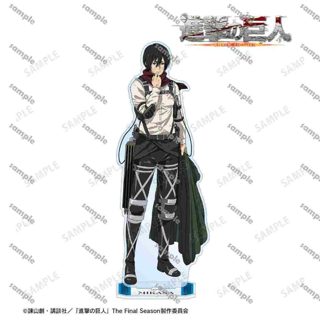 Tấn Công Titan Mùa Cuối Cùng Doujin Acrylic Đứng Tùy Chỉnh Quạt Nghệ Thuật Phong Cách AMNIBU Sưu Tập Hình