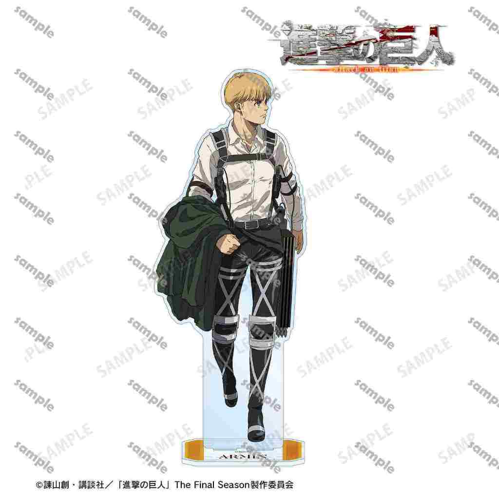 Tấn Công Titan Mùa Cuối Cùng Doujin Acrylic Đứng Tùy Chỉnh Quạt Nghệ Thuật Phong Cách AMNIBU Sưu Tập Hình