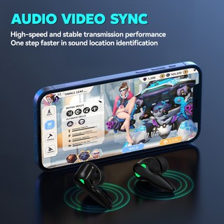 BUDS 5 PRO Tai nghe chơi game mới nhất, Thiết kế mũ bảo hiểm độc quyền, Hiệu ứng ánh sáng thổi tâm trí, Âm thanh nổi cấp độ HiFi iPX5 Mic tích hợp chống nước, Cảm ứng giảm tiếng ồn ENC