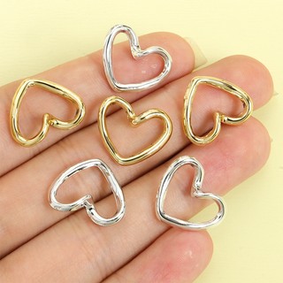 10 Chiếc Thời Trang Đơn Giản Bóng Đường Trái Tim Tình Yêu Quyến Rũ, ins Phong Cách Rỗng Hình Trái Tim Mặt Dây Chuyền Cho DIY Tính Khí Đa Năng Xương Đòn Dây Chuyền Vòng Cổ Bông Tai Vòng Tay Và Đồ Trang Trí