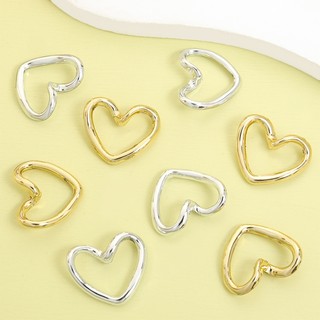 10 Chiếc Thời Trang Đơn Giản Bóng Đường Trái Tim Tình Yêu Quyến Rũ, ins Phong Cách Rỗng Hình Trái Tim Mặt Dây Chuyền Cho DIY Tính Khí Đa Năng Xương Đòn Dây Chuyền Vòng Cổ Bông Tai Vòng Tay Và Đồ Trang Trí