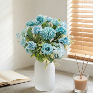 Hoa Giả Trang Trí Nhà Cửa Decor Phòng Ngủ Bó Lụa Mẫu Đơn Hồng Tiệc Cưới Đạo Cụ Chụp Ảnh Vintage Cao Cấp Thẩm Mỹ Sang Trọng DIY Quà Tặng Sinh Nhật Cành Nhựa Bền Đẹp Như Thật Nội Thất Studio Hàn Quốc Để Bàn Văn Khách