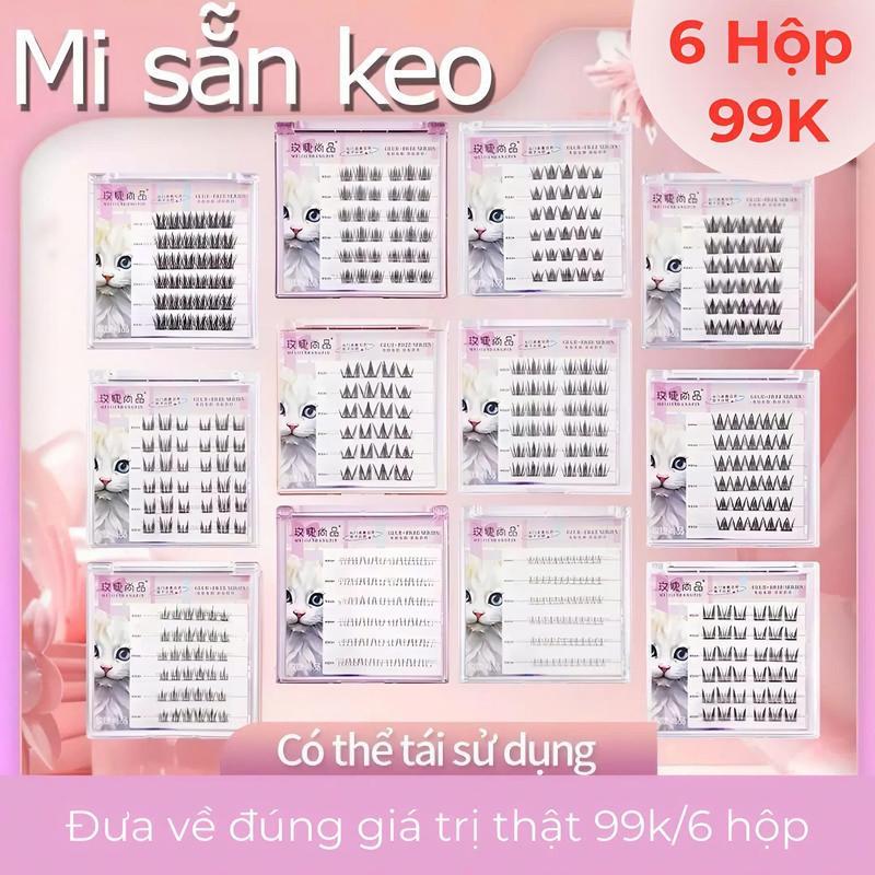 Lông mi giả tự dính - Không cần keo - Có thể tái sử dụng (có thể giặt được)