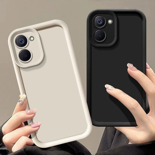 Dành Cho Vivo Y29S 5G Y28S Y19S Pro Y19S 4G Y19 Y18 Y17S Y16 Y11 2019 Y04 Y03 Y02S Vivo 1906 1915 Ốp lưng Da Mềm Mờ-Cảm Giác Chống Sốc Ốp Lưng Bảo Vệ
