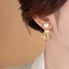 Bông Tai Ngọc Trai Vàng Cao Cấp, Phong Cách Nhẹ Nhàng Sang Trọng Wei Xue
