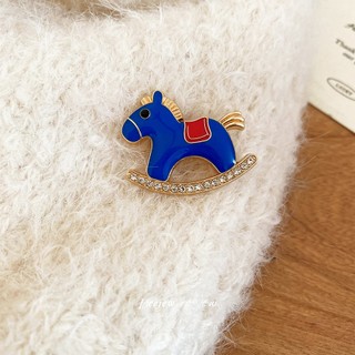 DREJEW Trâm cài ngựa đa màu sắc, thiết kế đáng yêu, phù hợp với thời trang hàng ngày và tiệc tùng.