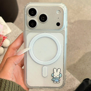 Ốp điện thoại họa tiết thỏ chấm bi có giá đỡ tương thích với iPhone 11 12 Pro 13 Pro Max 15 Pro Max 14 16 Pro 16 Plus 17 Air 17 Pro 17 Pro Max