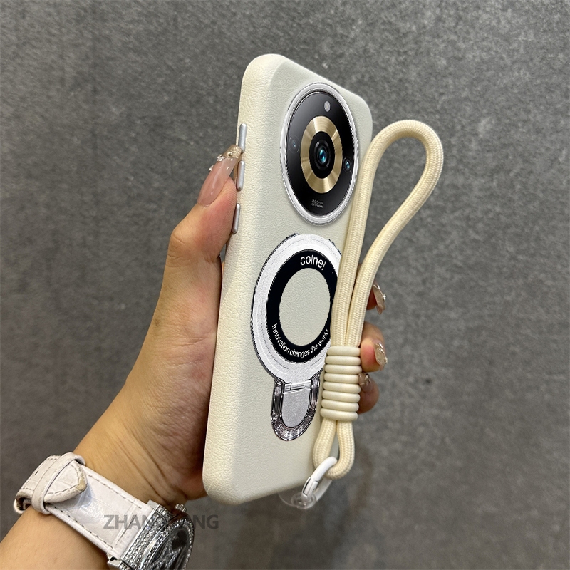 Ốp Lưng Cho realme 11 Pro 5G 11 Pro Plus 5G Vỏ Điện Thoại Họa Tiết Da Màu Cao Cấp Giá Đỡ Điện Thoại Kim Loại Thẩm Mỹ Miễn Phí Và Tinh Tế Dây