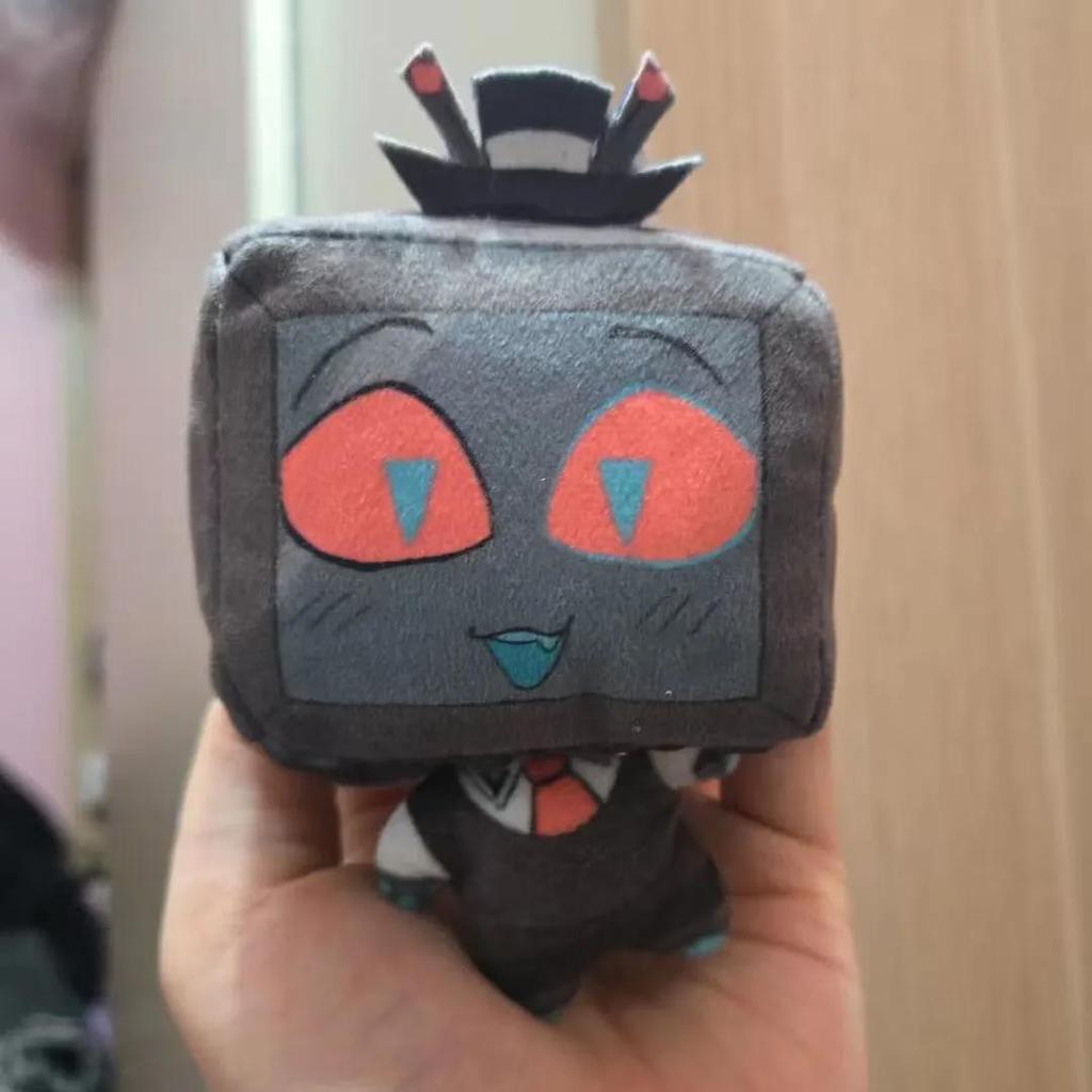 Hazbin Hotel Vox Plush-10cm VOX Nunu In Hình Cơ Thể Địa Ngục Nhà trọ Alastor Búp Bê Trẻ Em Đồ Chơi Hợp Thời Trang