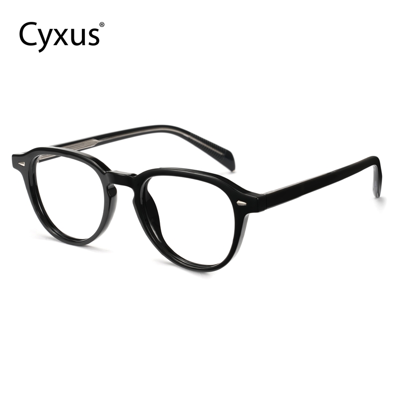 Cyxus Kính Chống Ánh Sáng Xanh Unisex Gọng Tròn Oval TR90 Đa Chức Năng Bảo Vệ Mắt Khỏi Bức Xạ Máy Tính 8554