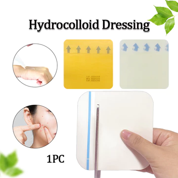 Băng keo Hydrocolloid Băng vết thương mỏng Miếng dán chữa bệnh Miếng dán vết thương Miếng dán trị mụn Làm sạch vết thương Băng trong suốt