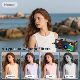 G6 Mini Retro Thumb Keychain Camera 1080P HD 0,96 'Inch Máy quay ảnh kỹ thuật số Hỗ trợ thẻ TF Máy ghi video với đèn pin