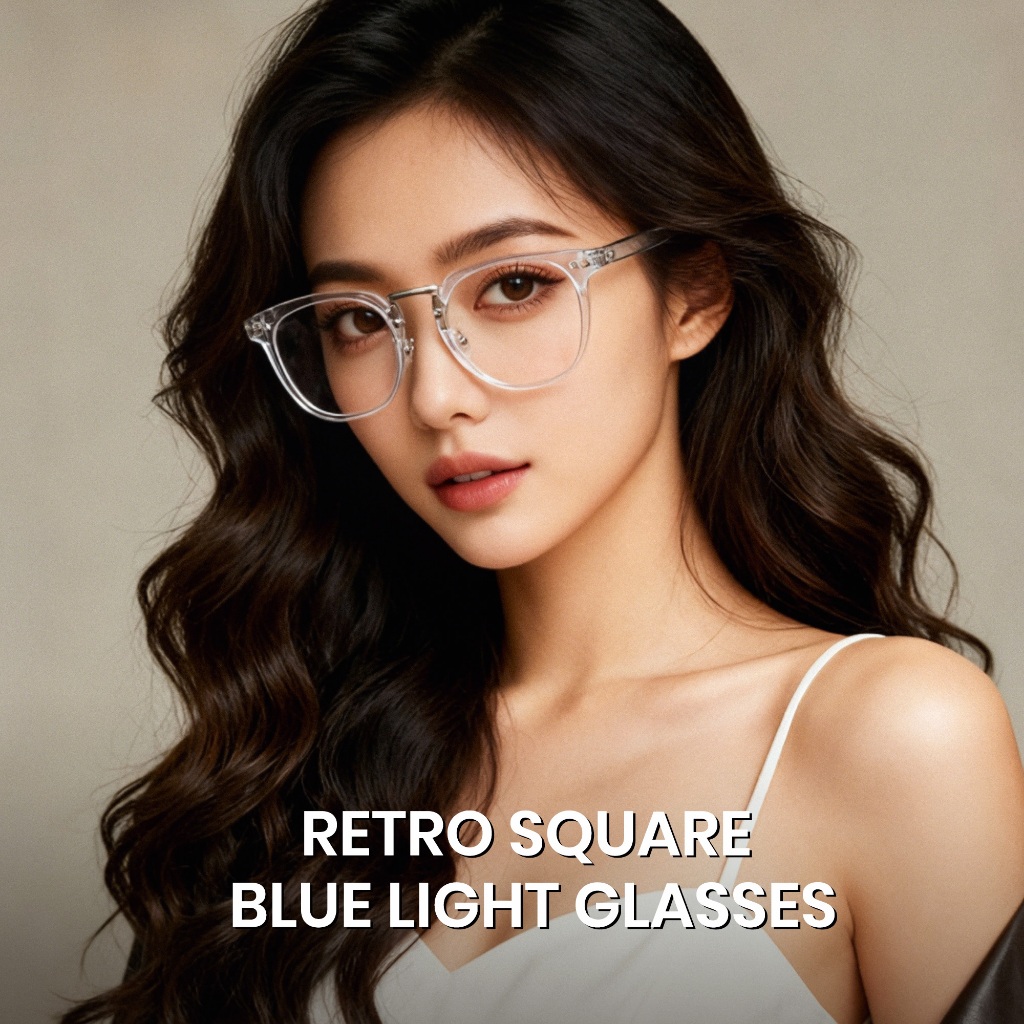 Cyxus Kính Chống Ánh Sáng Xanh Gọng Vuông Unisex Bảo Vệ Mắt Toàn Diện Khi Dùng Máy Tính Làm Việc Và Giải Trí 8309