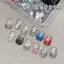 Phụ kiện làm móng tay Mini Star Sequins Phụ kiện làm móng tay Laser Nhấp nháy Bướm Champagne Hỗn hợp trang trí móng tay phẳng