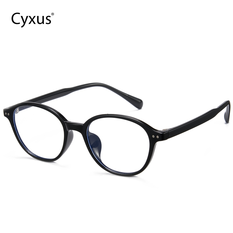 Cyxus Kính Cận Có Độ Chống Ánh Sáng Xanh Gọng TR90 Cho Máy Tính Giảm Mỏi Mắt Chống Tia UV 8296