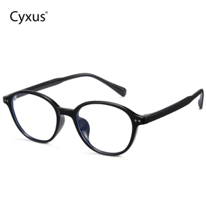 Cyxus Kính Cận Có Độ Chống Ánh Sáng Xanh Gọng TR90 Cho Máy Tính Giảm Mỏi Mắt Chống Tia UV 8296