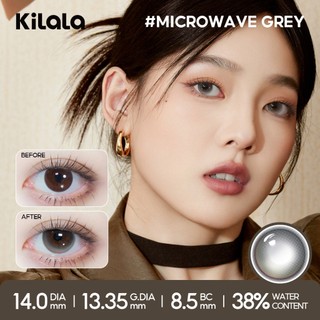 Kính áp tròng Kilala màu đen Vino Blanco Grey/Savage Gene Grey/FireworksPink cận 6 tháng DIA 14.2mm có độ (0-7) 1 cặp.
