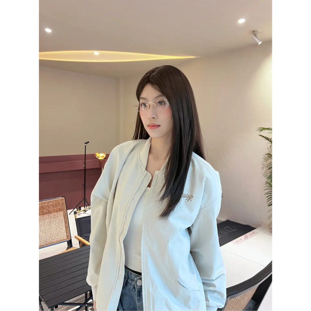 Cyxus Kính Bảo Vệ Mắt Chống Ánh Sáng Xanh Gọng Oval Kim Loại Không Viền Chống Tia UV Phù Hợp Mọi Người 8295