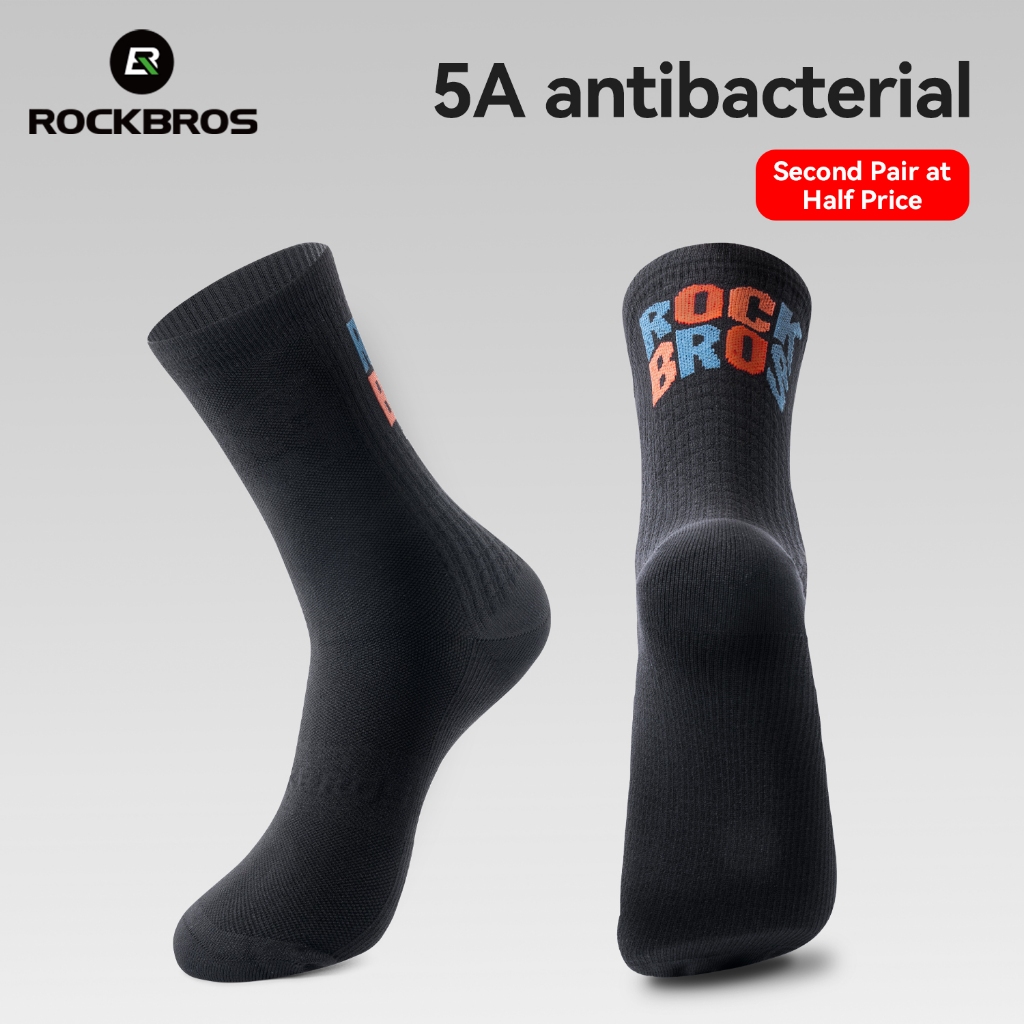 Rockbros Tất Thể Thao - Đàn Hồi Cao, Thoáng Khí & Nhanh Khô, Phù Hợp Cho Xe Đạp Và Chạy Bộ