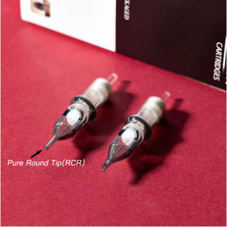 EZ RC Tattoo Cartridge Kim xăm #10 0.30m m #12 0.35mm Vòng Lót / Bóng Tròn Thường Trực Makup Tattoo Phụ Kiện 20 Cái / Hộp