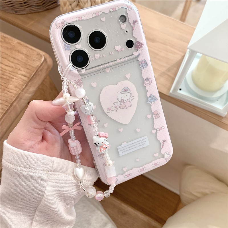 Ốp điện thoại TPU họa tiết mèo chăm sóc iPhone 17 Pro Max 16 pro max