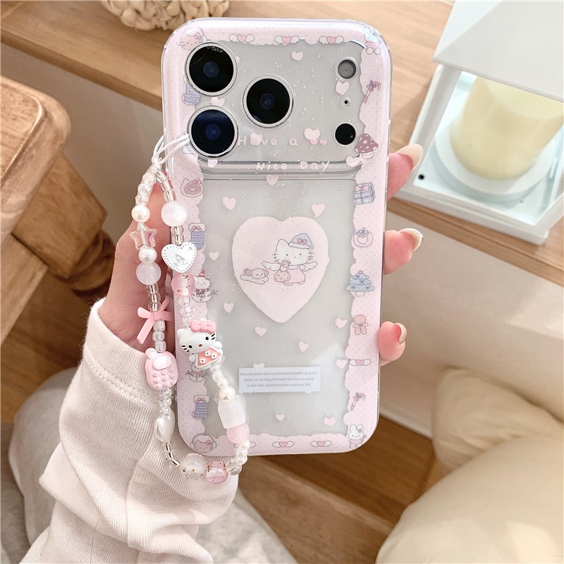 Ốp điện thoại TPU họa tiết mèo chăm sóc iPhone 17 Pro Max 16 pro max