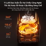 Simplus Nồi chiên không dầu 5L Sức chứa cho cả gia đình Thiết kế nhỏ gọn Tiết kiệm không gian, Đa năng, Ít dầu mỡ, Cửa sổ quan sát lớn, Ngăn châm nước 10 chế độ nấu KQZG022 — ảnh 6