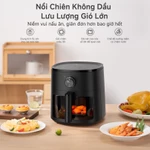 Simplus Nồi chiên không dầu 5L Sức chứa cho cả gia đình Thiết kế nhỏ gọn Tiết kiệm không gian, Đa năng, Ít dầu mỡ, Cửa sổ quan sát lớn, Ngăn châm nước 10 chế độ nấu KQZG022 — ảnh 3
