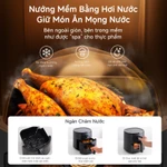 Simplus Nồi chiên không dầu 5L Sức chứa cho cả gia đình Thiết kế nhỏ gọn Tiết kiệm không gian, Đa năng, Ít dầu mỡ, Cửa sổ quan sát lớn, Ngăn châm nước 10 chế độ nấu KQZG022 — ảnh 7