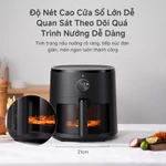 Simplus Nồi chiên không dầu 5L Sức chứa cho cả gia đình Thiết kế nhỏ gọn Tiết kiệm không gian, Đa năng, Ít dầu mỡ, Cửa sổ quan sát lớn, Ngăn châm nước 10 chế độ nấu KQZG022 — ảnh 5