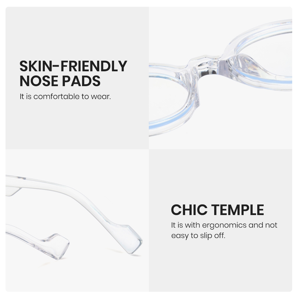 Cyxus Kính Cận Tròn Chống Ánh Sáng Xanh Nam Gọng Tròn Phong Cách Nhật Bản Bảo Vệ Mắt Khỏi Bức Xạ Máy Tính 8271