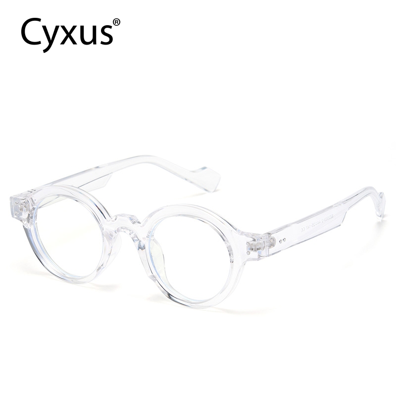 Cyxus Kính Cận Tròn Chống Ánh Sáng Xanh Nam Gọng Tròn Phong Cách Nhật Bản Bảo Vệ Mắt Khỏi Bức Xạ Máy Tính 8271