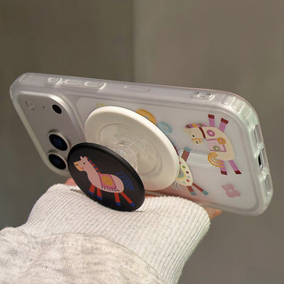 Ốp lưng họa tiết ngựa đầy màu sắc cho iPhone 11 12 Pro 13 Pro Max 15 Pro Max 14 16 Pro 16 Plus 17 Air 17 Pro 17 Pro Max