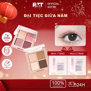 【Mua 1 Được 3】Romantic Beauty Bảng Phấn Mắt Afternoon Tea 4 Ô Đa Năng Chống Nước Chống Mồ Hôi Cho Học Sinh