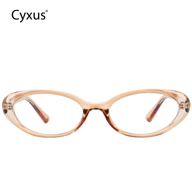 Cyxus Kính Chống Ánh Sáng Xanh Nữ Gọng Mắt Mèo Dày Giảm Mỏi Mắt Chống Tia UV Toàn Diện 8243