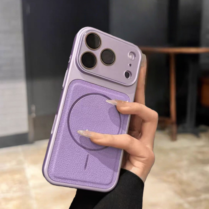 Có vỏ ống kính / vỏ cứng da tương thích với iPhone 13 pro max 14 pro max 15 pro max 16 pro max 17 pro max max