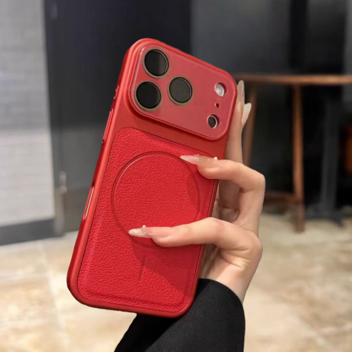 Có vỏ ống kính / vỏ cứng da tương thích với iPhone 13 pro max 14 pro max 15 pro max 16 pro max 17 pro max max