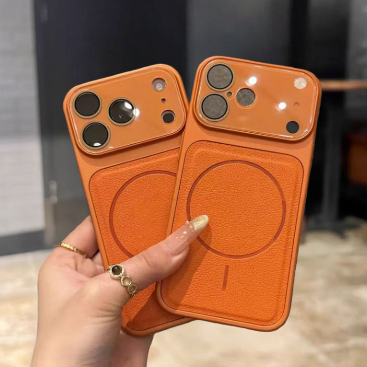 Có vỏ ống kính / vỏ cứng da tương thích với iPhone 13 pro max 14 pro max 15 pro max 16 pro max 17 pro max max