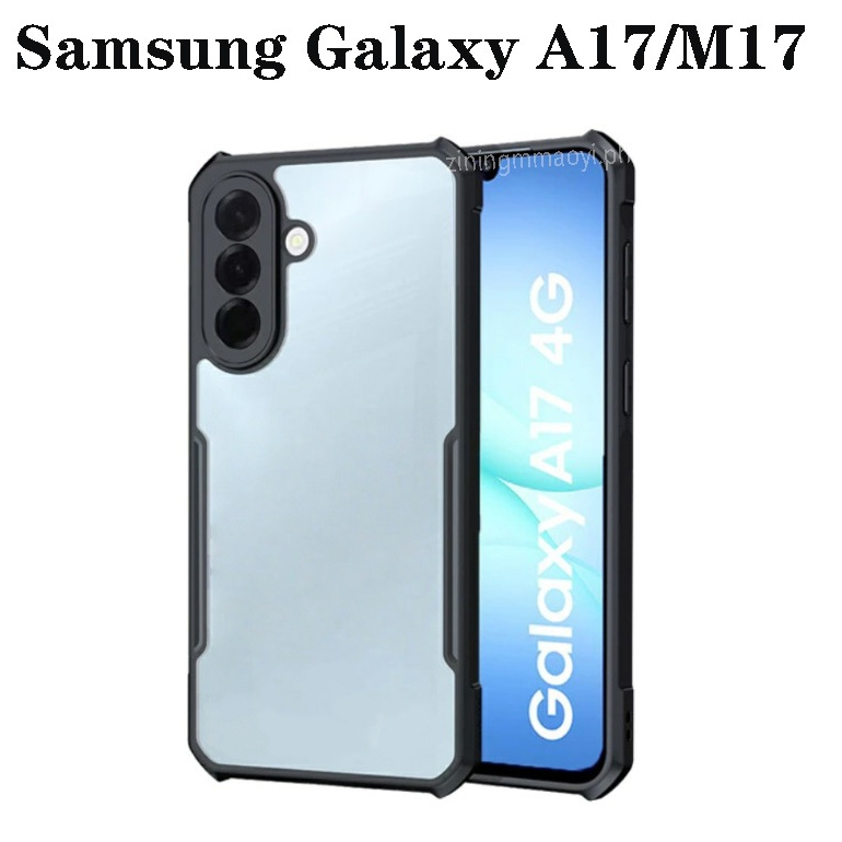 Ốp điện thoại di động chống rơi 4in1 Samsung Galaxy M17 F17 A17 4G cho Samsung Galaxy A56 A26 A36 A16 A06 A05 A05S Phim riêng tư và phim ống kính và phim mặt sau