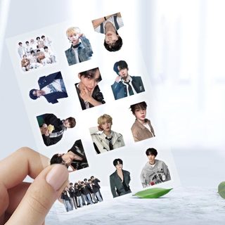 103 Chiếc KPOP Boy Group ZEROBASEONE Sticker DIY Điện Thoại Chống Thấm Nước Trong Suốt PET Miếng Dán Quạt Quà Tặng