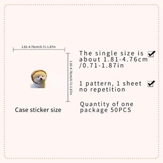 100 Chiếc Vui Chó MEME Hoạt Hình Dễ Thương Miếng Dán DIY Điện Thoại Chống Thấm Nước Trong Suốt PET Miếng Dán Trẻ Em Quà Tặng