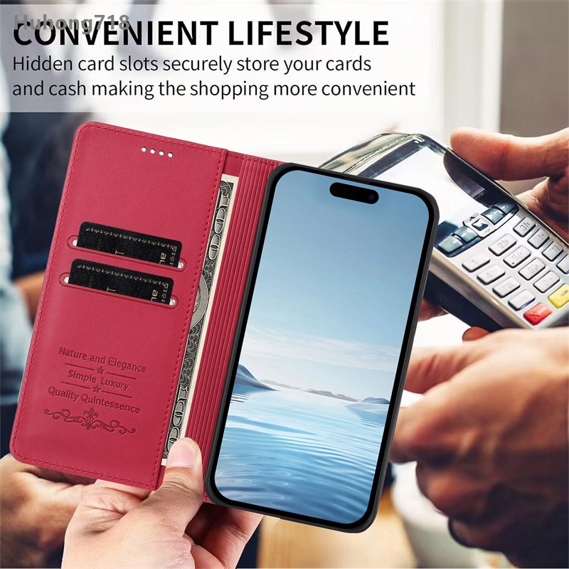 Ốp Lật Từ Tính Cho Sony Xperia 1 5 10 IV V VI VII 2023 2024 5G Có Giá Đỡ Thẻ Chức Năng Silicon Mềm Bảo Vệ Toàn Diện Vỏ Kinh Doanh