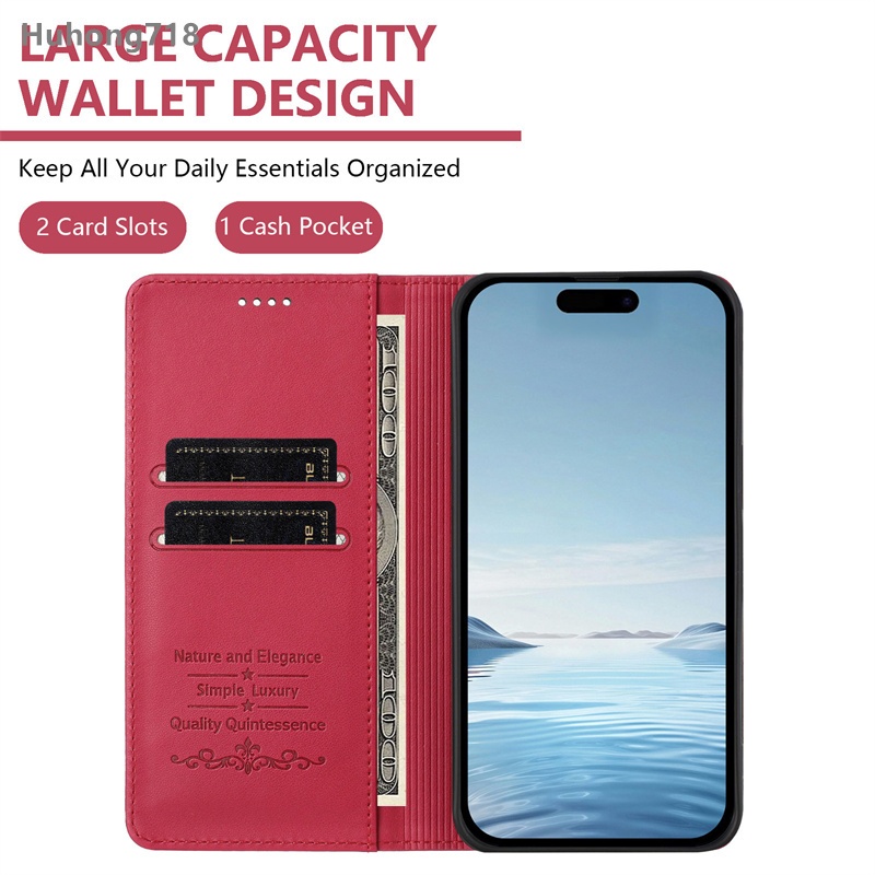 Ốp Lật Từ Tính Cho Sony Xperia 1 5 10 IV V VI VII 2023 2024 5G Có Giá Đỡ Thẻ Chức Năng Silicon Mềm Bảo Vệ Toàn Diện Vỏ Kinh Doanh