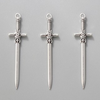Thanh kiếm mini hợp kim quyến rũ - Phụ kiện trang sức DIY dễ thương cho handmade và mặt dây chuyền