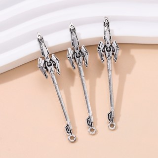 Thanh kiếm mini hợp kim quyến rũ - Phụ kiện trang sức DIY dễ thương cho handmade và mặt dây chuyền
