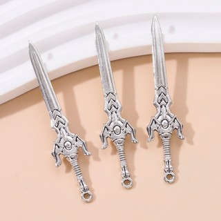 Thanh kiếm mini hợp kim quyến rũ - Phụ kiện trang sức DIY dễ thương cho handmade và mặt dây chuyền